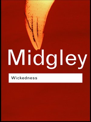 cover image of Wickedness